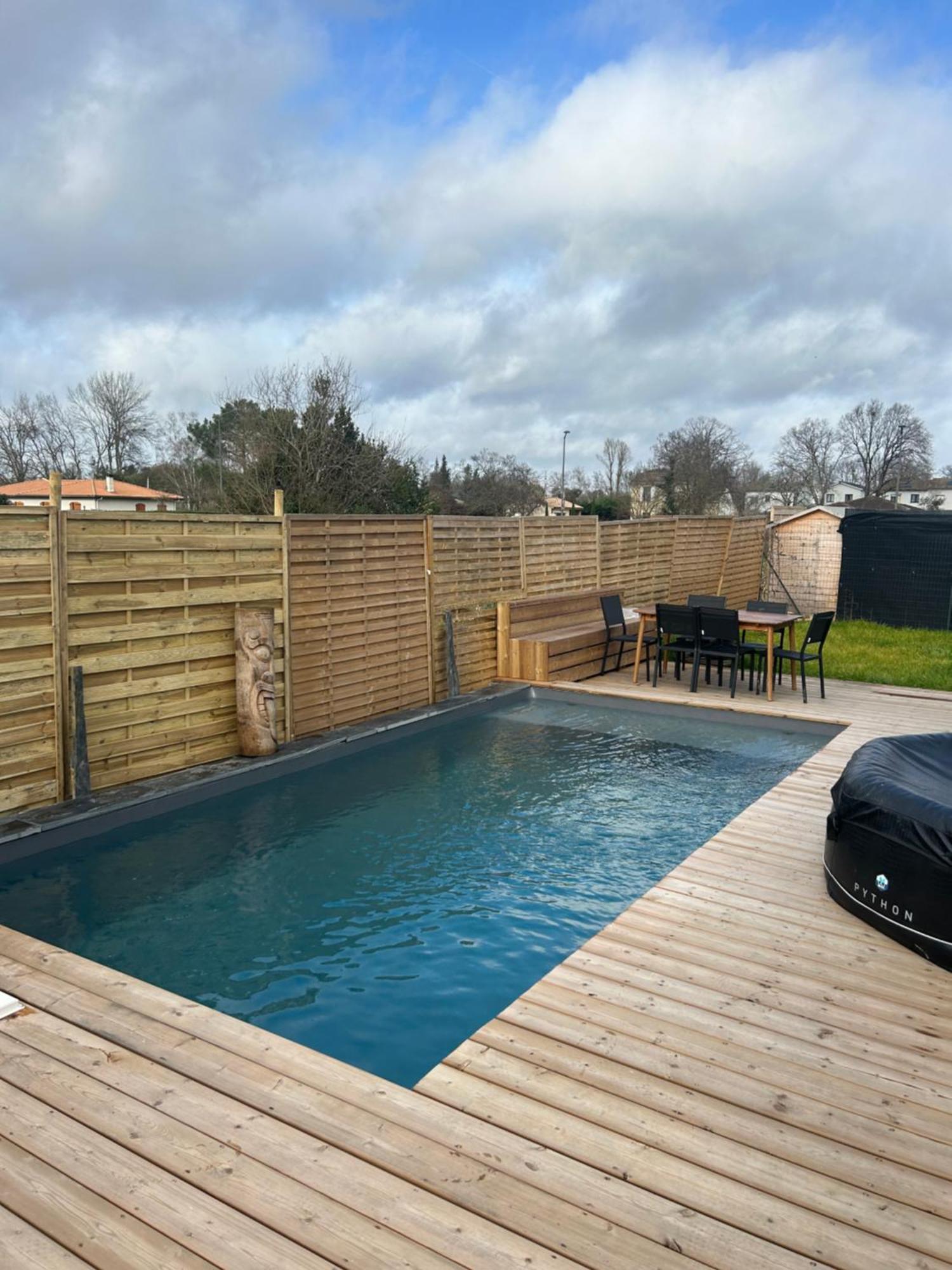 Aux Portes De Bordeaux Maison Cocooning Avec Piscine Ambares-et-Lagrave Екстериор снимка